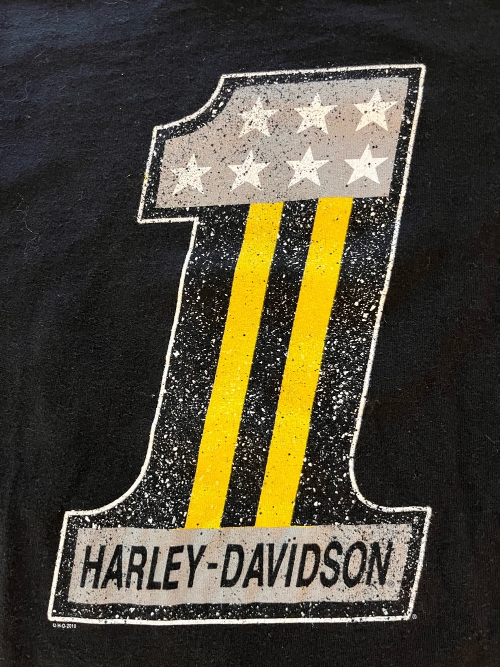 Harley-Davidson Bahamas Black Graphic Number 1 Tee